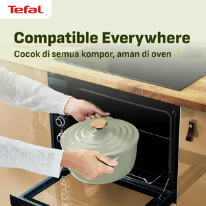Tefal Panci Casserole Ceramic Air Stewpot 20 / 24 CM Anti Lengket