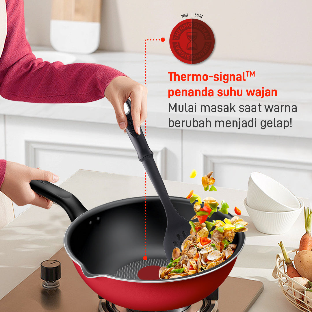 Ruby Deep Frypan 24cm / Wajan Anti Lengket