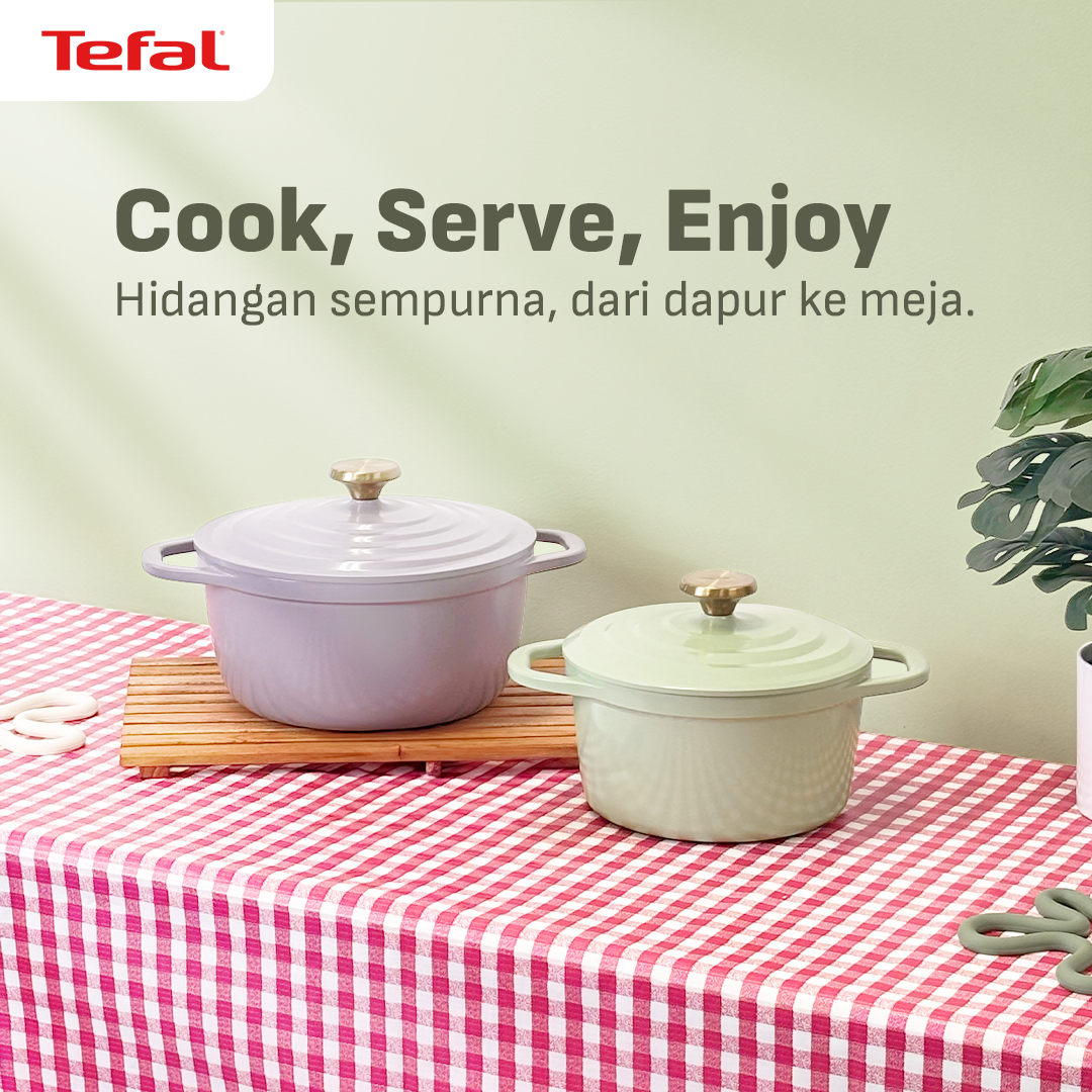 Tefal Panci Casserole Ceramic Air Stewpot 20 / 24 CM Anti Lengket