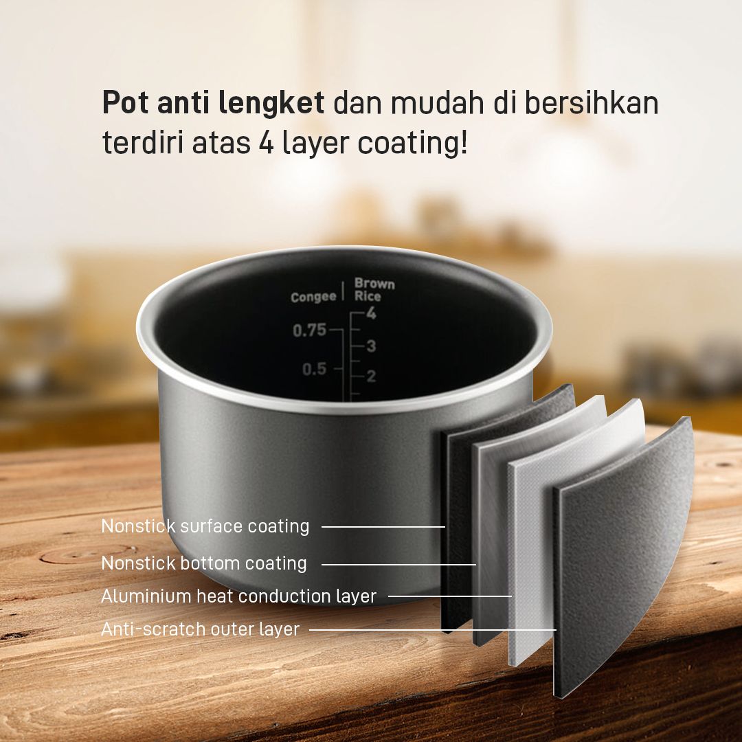 Rice Cooker Mini Digital / Rice Mate RK515 - 0.8 Liter