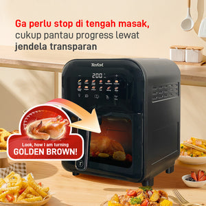 Air Fryer Easy Fry Infrared Window Black EY821 6L