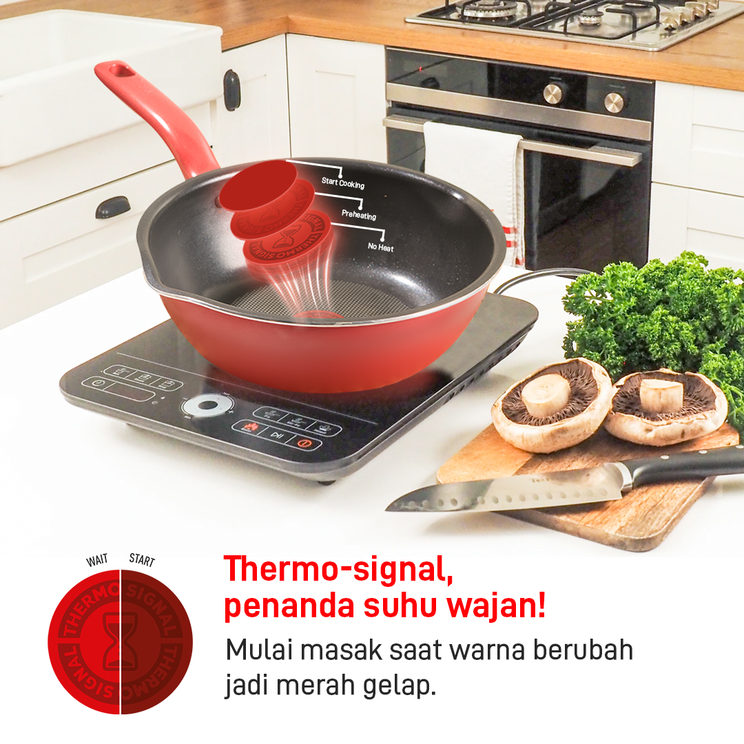So Chef Deep Frypan 24cm / Wajan Induksi