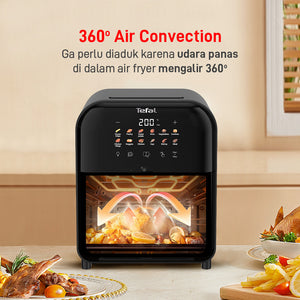 Air Fryer Easy Fry Infrared Window Black EY821 6L