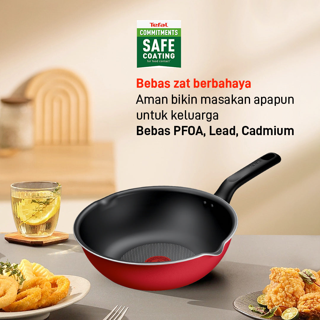 Ruby Deep Frypan 24cm / Wajan Anti Lengket