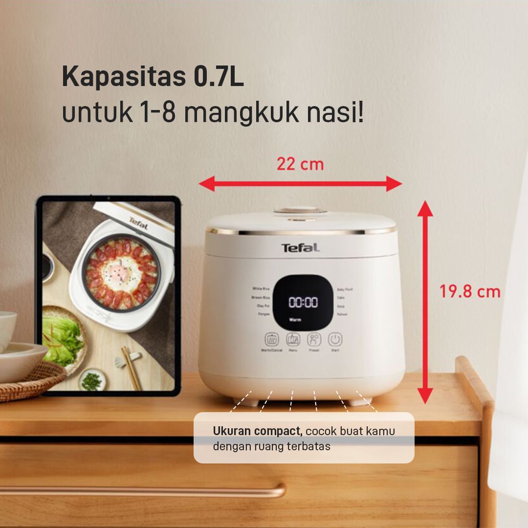 Rice Cooker Mini Digital / Rice Mate RK515 - 0.8 Liter