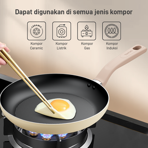 Tefal Wajan Panci Penggorengan Anti Lengket / Daisy Series Frypan 28cm