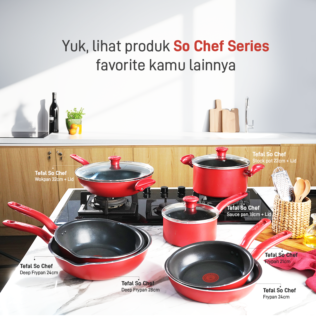 So Chef Deep Frypan 24cm / Wajan Induksi