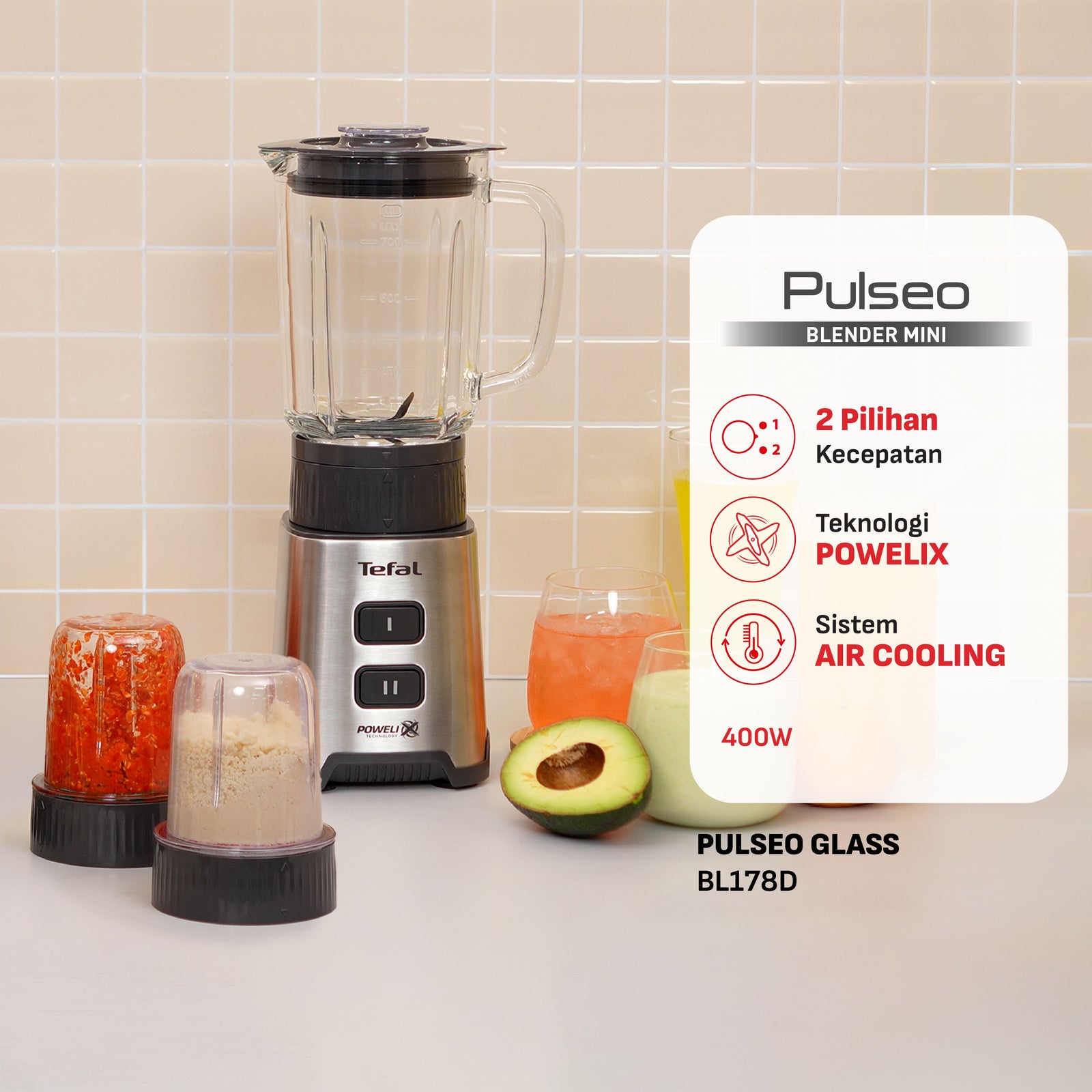 Blender Pulseo Glass BL17G