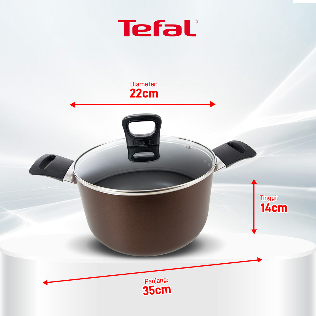 Day by Day Stockpot 22cm + Lid / Panci Anti Lengket