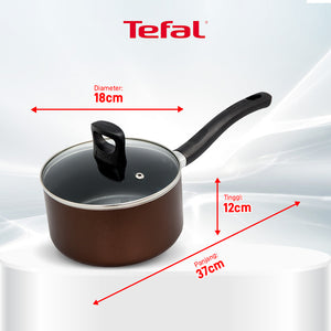 Day by Day Saucepan 18cm + Lid / Panci Anti Lengket