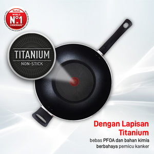 Day by Day Wokpan 32cm + Lid / Wajan Anti Lengket
