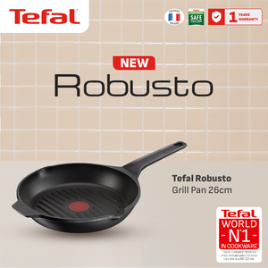 Tefal Robusto Titanium 3X – Wajan Anti Lengket Premium, Bisa Semua Kompor