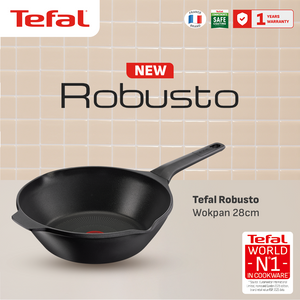 Tefal Robusto Titanium 3X – Wajan Anti Lengket Premium, Bisa Semua Kompor