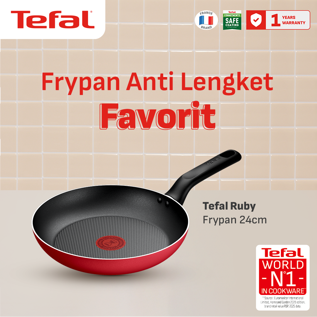 Ruby Frypan 24cm / Wajan Anti Lengket