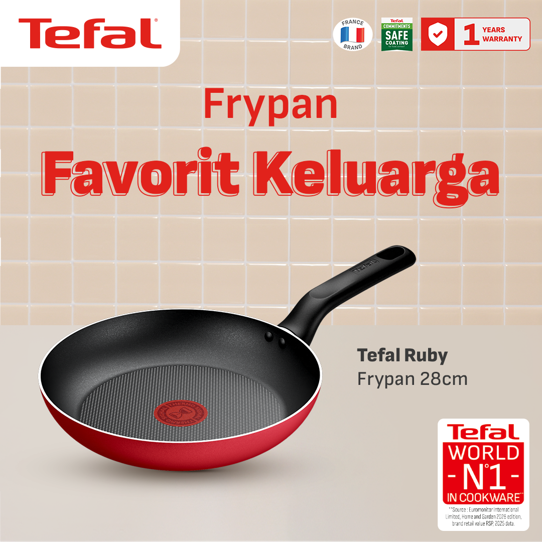 Ruby Frypan 28cm / Wajan Anti Lengket