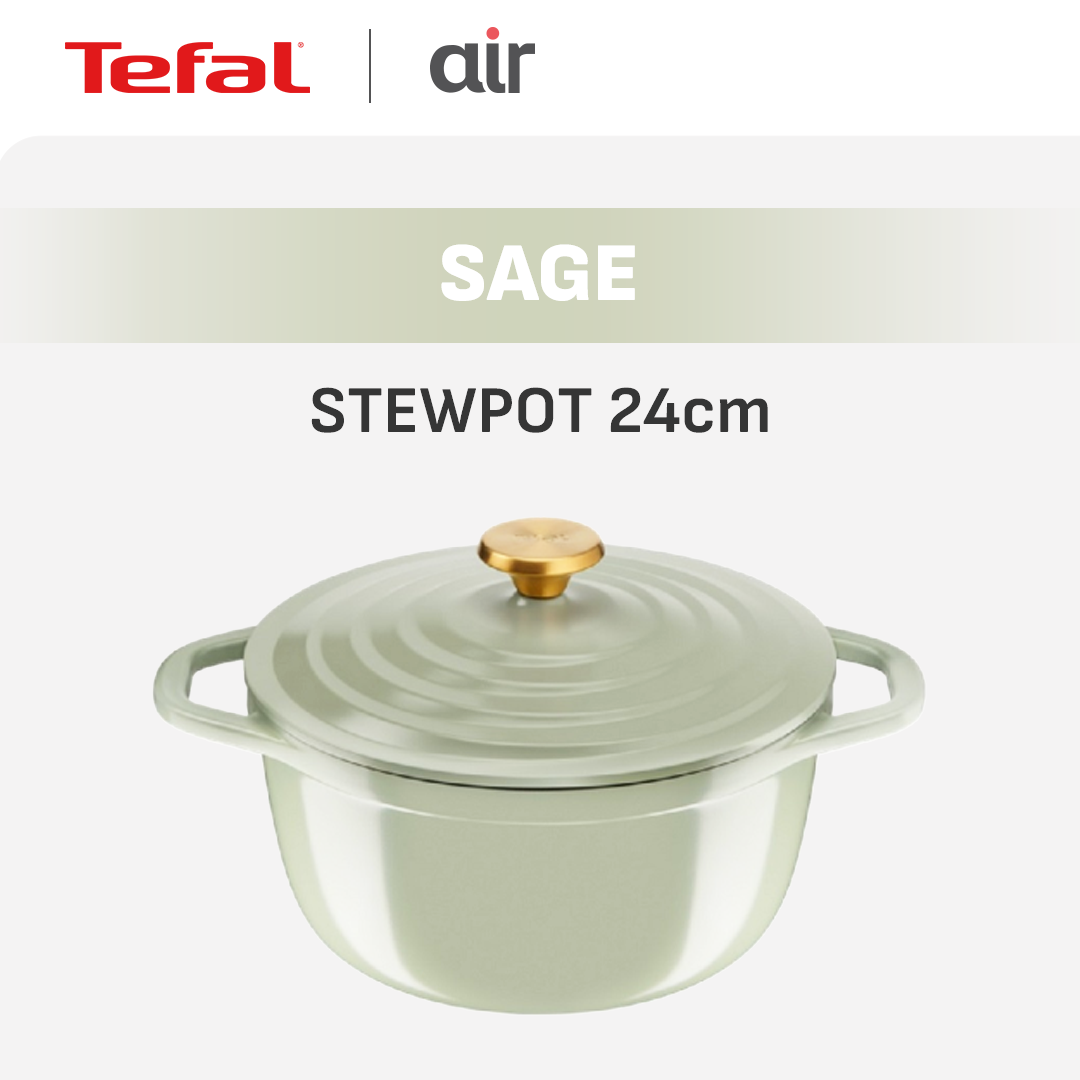 Tefal Panci Casserole Ceramic Air Stewpot 20 / 24 CM Anti Lengket