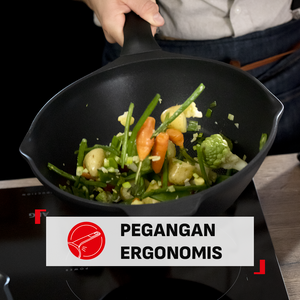 Tefal Robusto Titanium 3X – Wajan Anti Lengket Premium, Bisa Semua Kompor