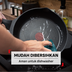 Tefal Robusto Titanium 3X – Wajan Anti Lengket Premium, Bisa Semua Kompor