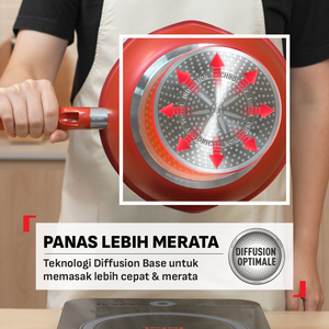 So Chef Deep Frypan 24cm / Wajan Induksi