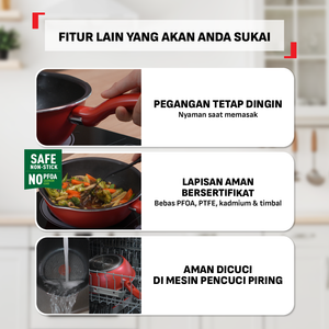 So Chef Deep Frypan 24cm / Wajan Induksi