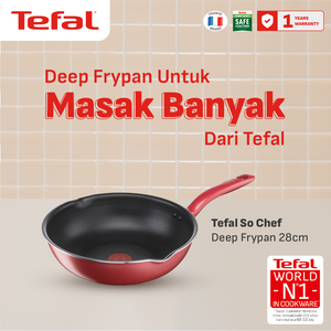 So Chef Deep Frypan 28cm / Wajan Induksi