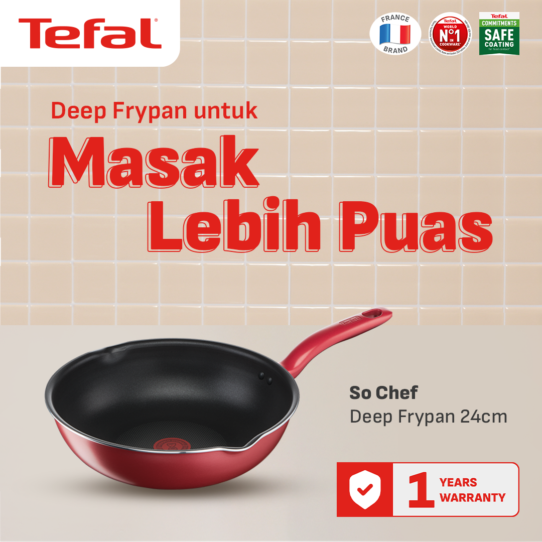 So Chef Deep Frypan 24cm / Wajan Induksi
