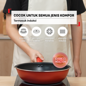 So Chef Red Package 4pcs - Cookware Set Induksi Wajan Anti Lengket