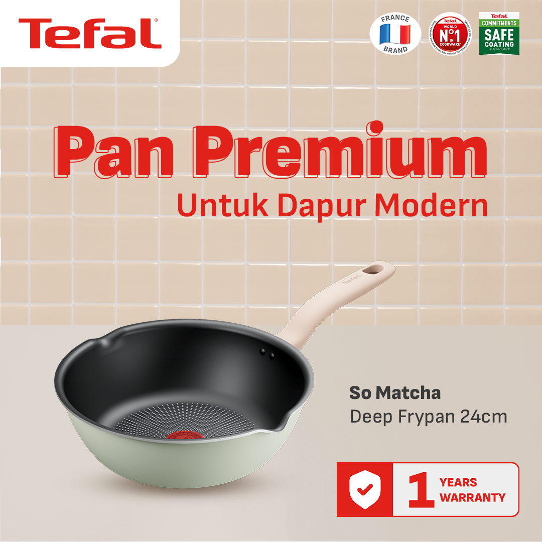 So Matcha Deep Frypan 24cm / Wajan Induksi