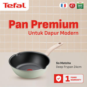 So Matcha Deep Frypan 24cm / Wajan Induksi