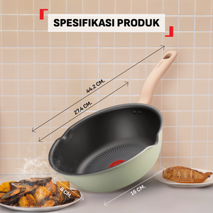 So Matcha Deep Frypan 24cm / Wajan Induksi
