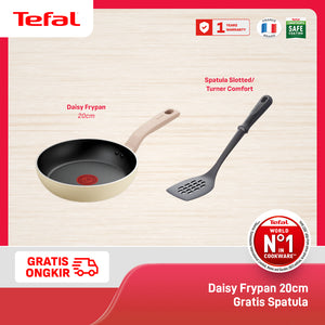 Tefal Wajan Panci Penggorengan Anti Lengket / Daisy Series Frypan 20cm