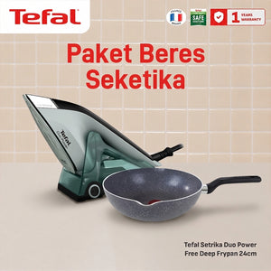 Setrika Uap Duo Power FREE Alas Setrika