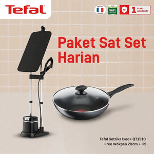 Tefal Garment Care Ixeo+ / Setrika 2in1 / QT1510G0