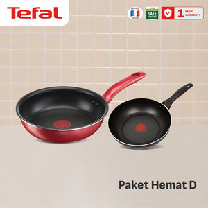 Tefal Wajan Penggorengan Anti Lengket Bundling Paket Hemat