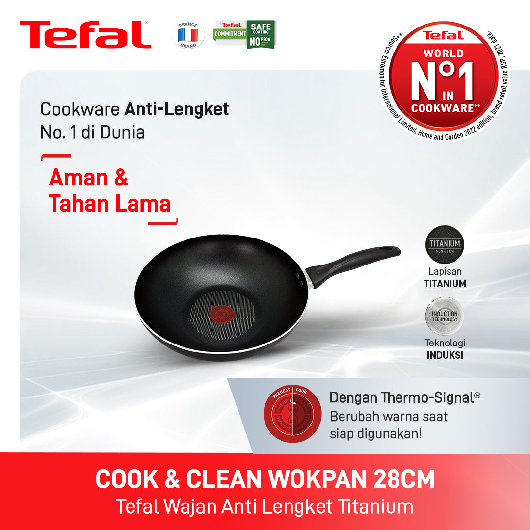 Cook & Clean Wokpan 28cm