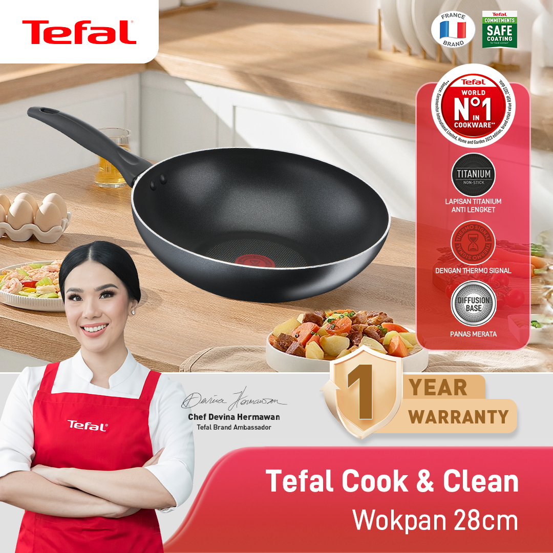Cook & Clean Wokpan 28cm