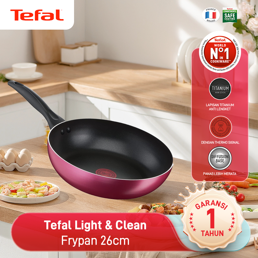 Light & Clean Frypan 26cm / Wajan Anti Lengket