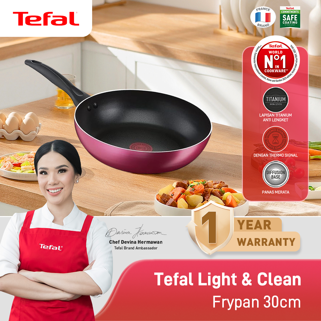 Light & Clean Frypan 30cm / Wajan Anti Lengket