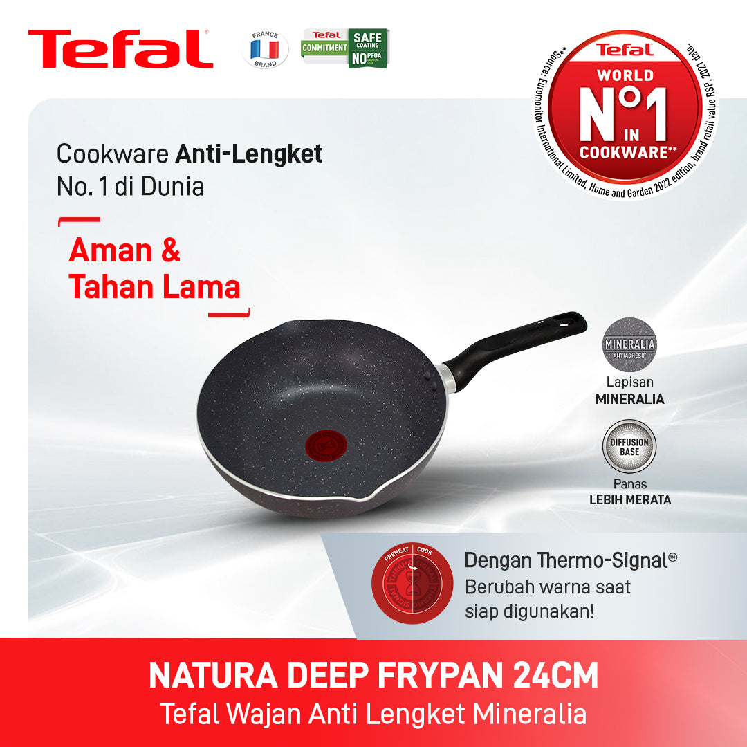 Natura Deep Frypan 24cm