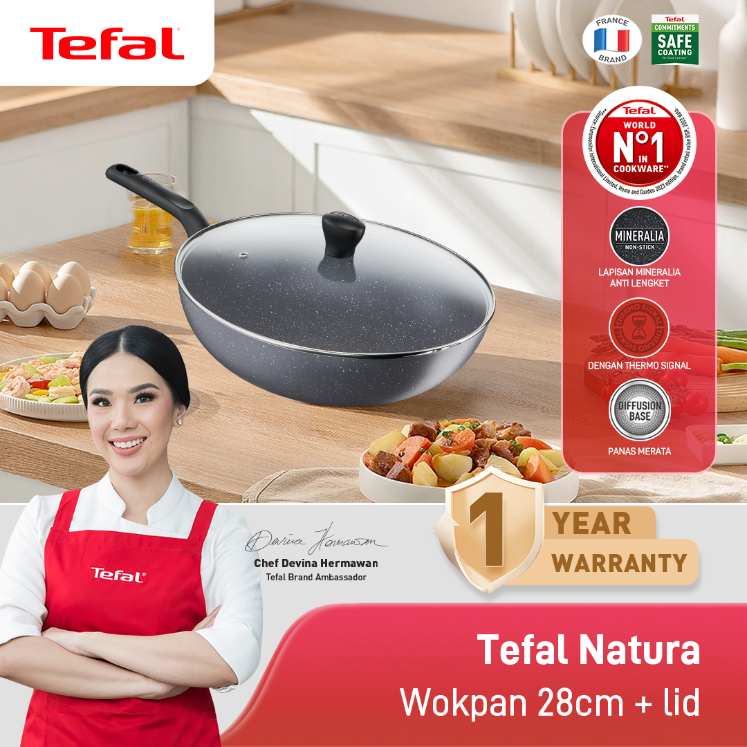 Natura Wokpan 28cm+Tutup