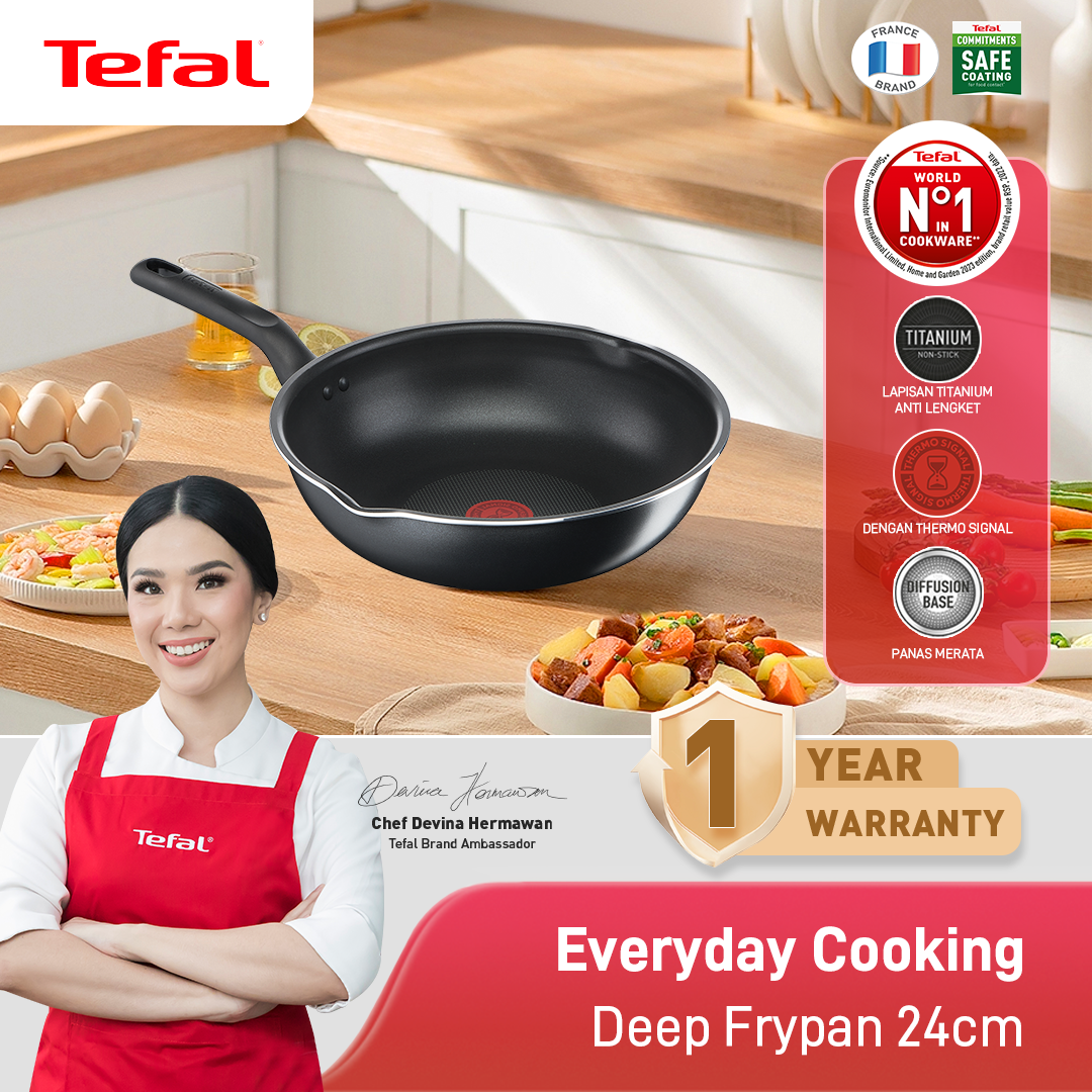 Everyday Cooking Deep Frypan 24cm / Wajan Anti Lengket