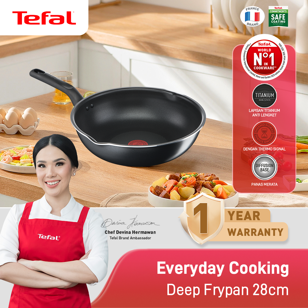Everyday Cooking Deep Frypan 28cm / Wajan Anti Lengket