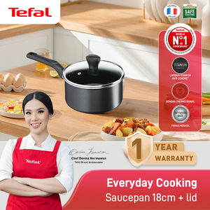 Everyday Cooking Saucepan 18cm + Lid / Panci Anti Lengket