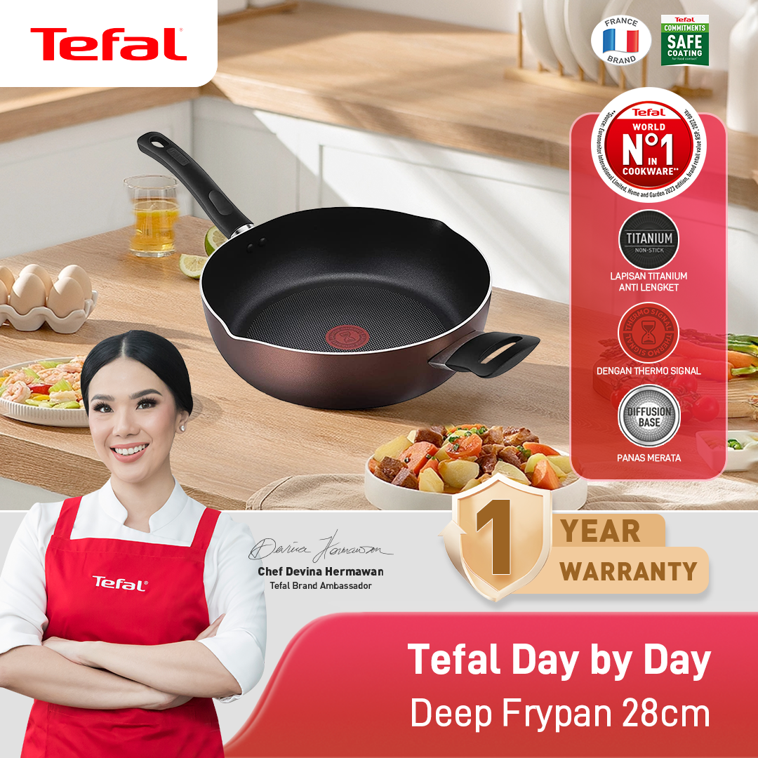 Day by Day Deep Frypan 28cm / Wajan Anti Lengket