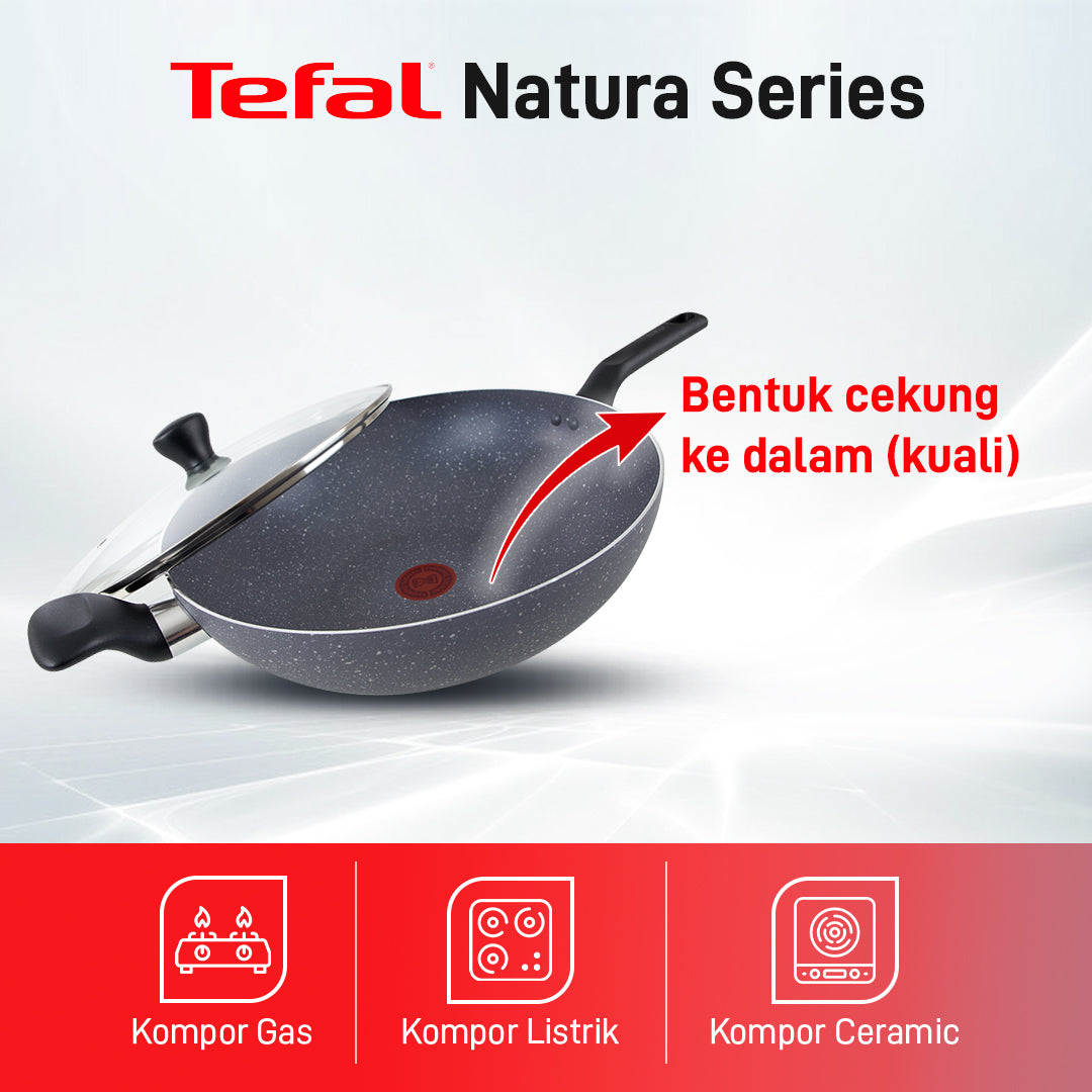 Natura Wokpan 32cm+Tutup