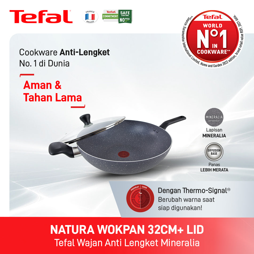 Natura Wokpan 32cm+Tutup