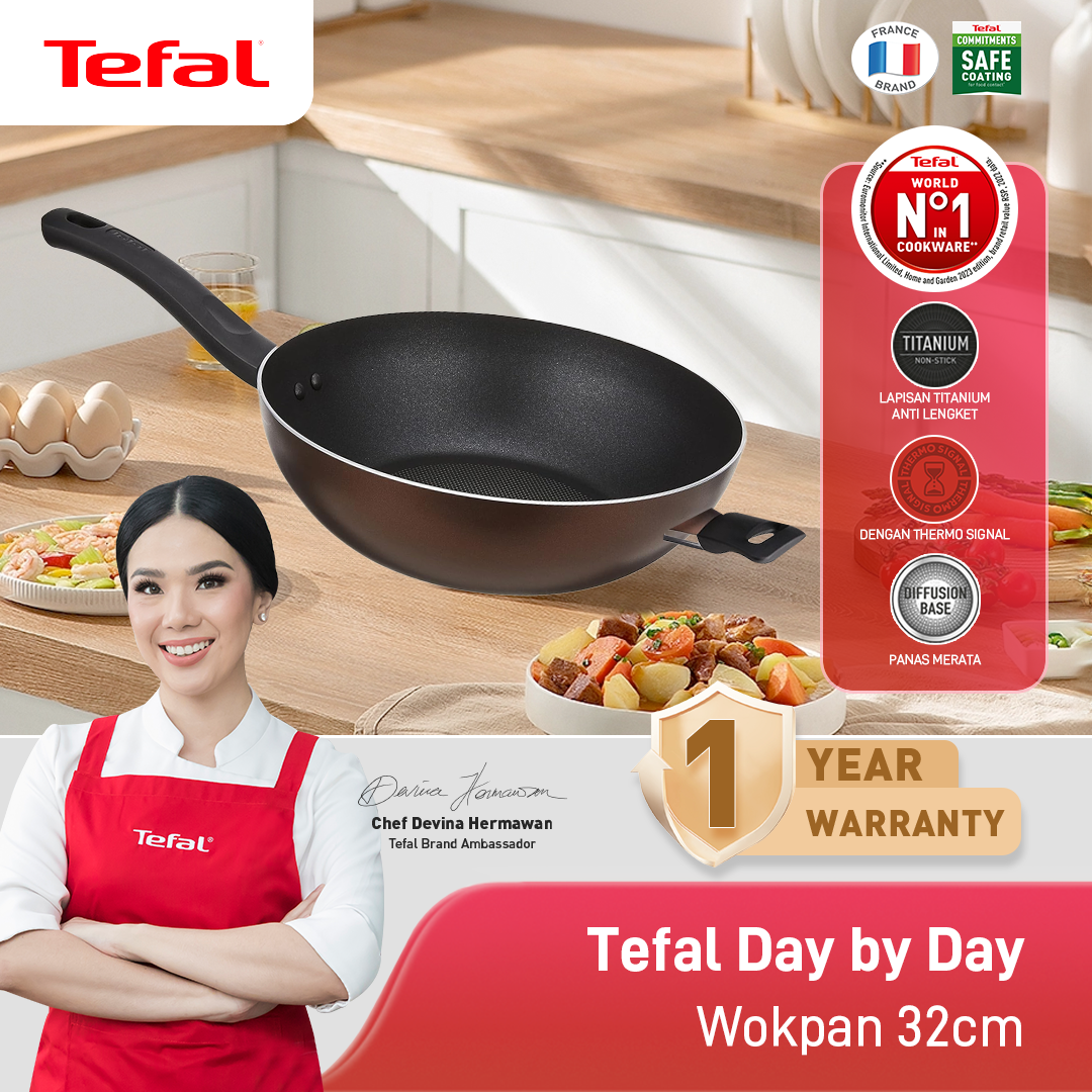 Day by Day Wokpan 32cm / Wajan Anti Lengket