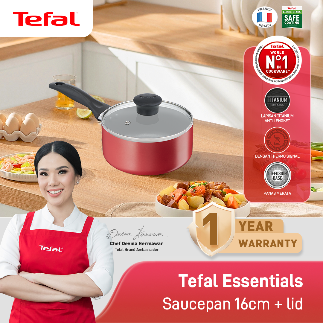 Essentials Saucepan 16cm+Lid