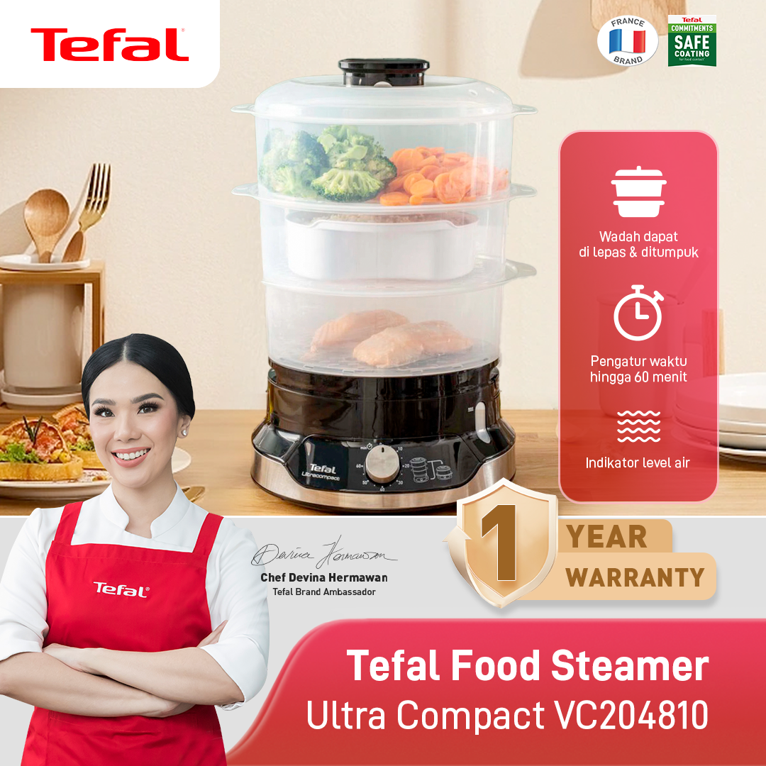 Food Steamer Ultra Compact VC204810 / Pengukus Makanan