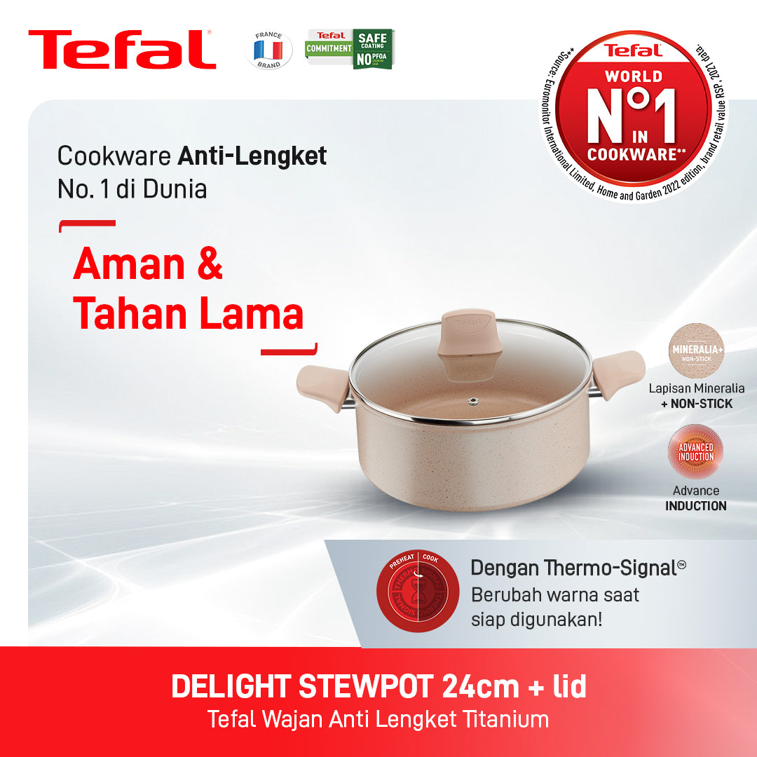Delight Stewpot 24cm + Lid - Premium Cookware